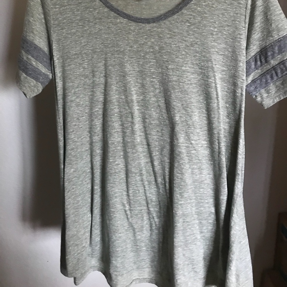 Short sleeve green sweater dress